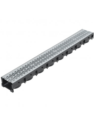 Canalette di Drenaggio 6 pz Acciaio Zincato 6 m