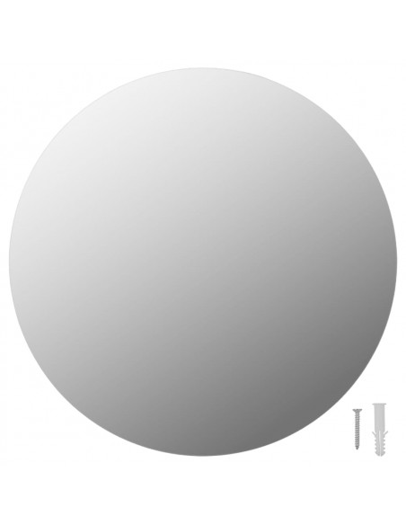 Specchio da Parete 40 cm in Vetro Circolare