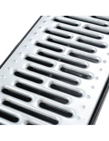 Canalette di Drenaggio 6 pz Acciaio Zincato 6 m