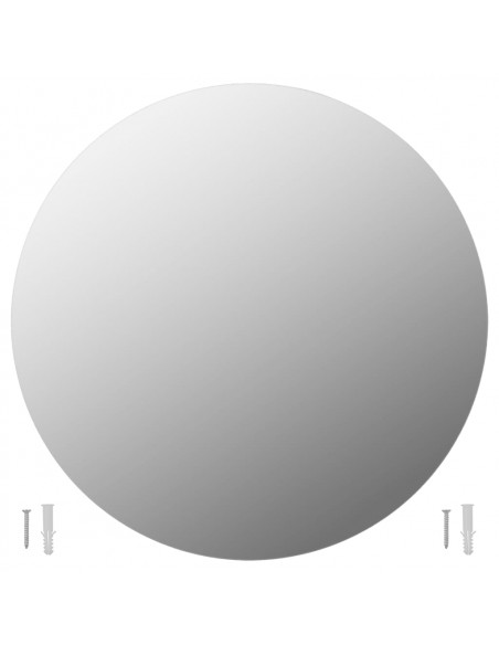 Specchio da Parete 50 cm in Vetro Circolare