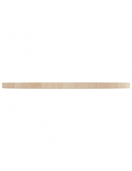 Piano Tavolo Ø60x2,5 cm in Legno Massello di Pino