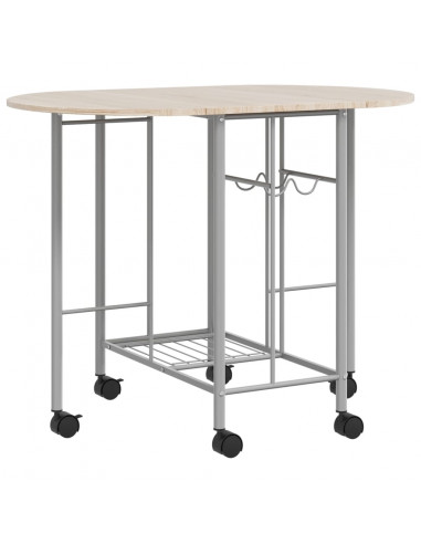 Set Tavolo e Sedie 5 pz Pieghevoli in MDF