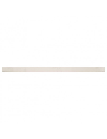 Piano Tavolo Bianco Ø60x2,5 cm in Legno Massello di Pino