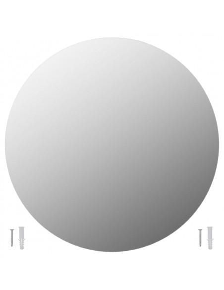 Specchio da Parete 70 cm in Vetro Circolare