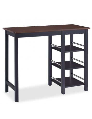 Set da Bar 3 pz in MDF Nero