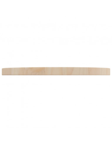 Piano Tavolo Ø40x2,5 cm in Legno Massello di Pino