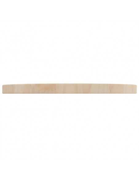Piano Tavolo Ø40x2,5 cm in Legno Massello di Pino