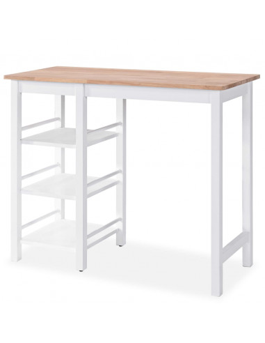 Set da Bar 3 pz in MDF Bianco