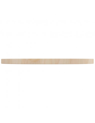 Piano Tavolo Ø50x2,5 cm in Legno Massello di Pino