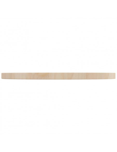Piano Tavolo Ø50x2,5 cm in Legno Massello di Pino