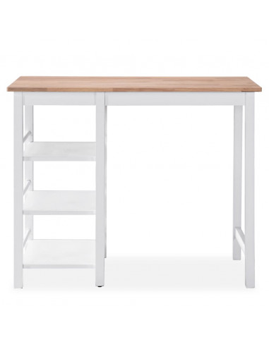 Set da Bar 3 pz in MDF Bianco