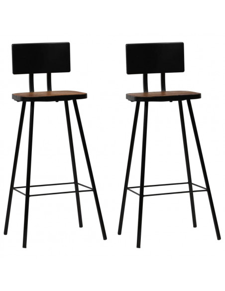 Set da Bar 3 pz in Legno Massello di Recupero