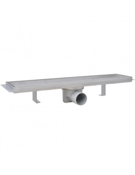 Scarico Doccia Lineare 2 pz 530x140 mm in Acciaio Inossidabile