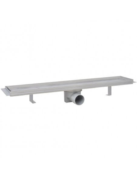 Scarico Doccia Lineare 2 pz 630x140 mm Acciaio Inossidabile