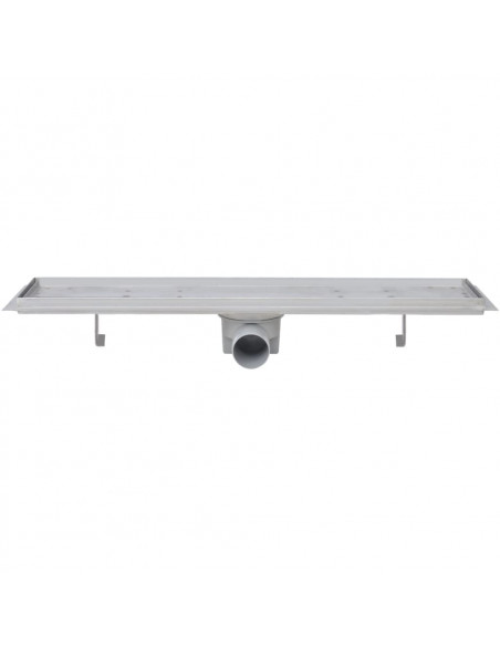 Scarico Doccia Lineare 2 pz 630x140 mm Acciaio Inossidabile