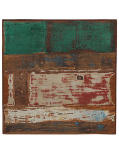 Set da Bar 3 pz in Legno Massello di Recupero Multicolore 2