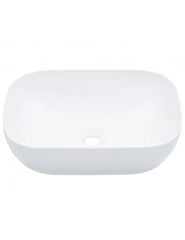 Lavandino 45,5x32x13 cm in Ceramica Bianco