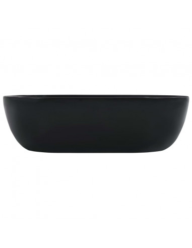 Lavandino 45,5x32x13 cm in Ceramica Nero