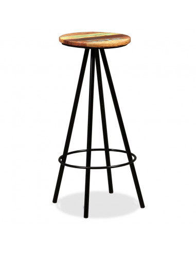 Set da Bar 3 pz in Legno Massello di Recupero