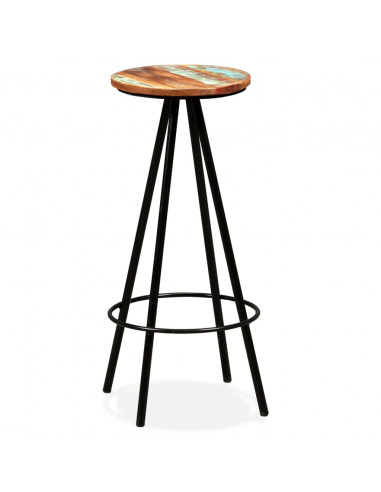 Set da Bar 3 pz in Legno Massello di Recupero