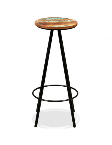 Set da Bar 3 pz in Legno Massello di Recupero