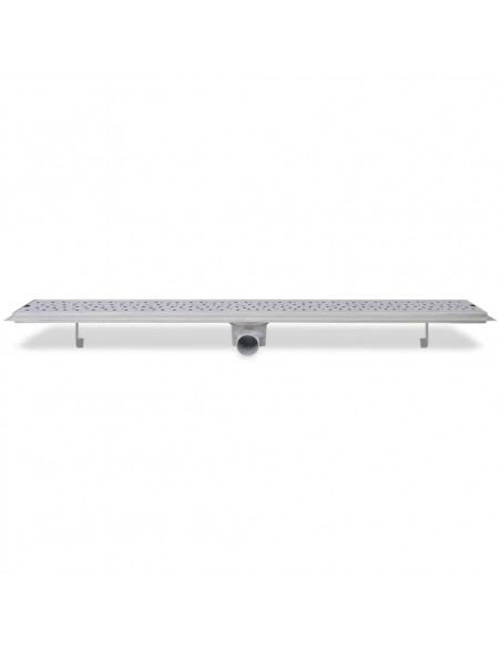 Scarico Doccia Lineare 2pz Design Bolle 1030x140mm Acciaio Inox