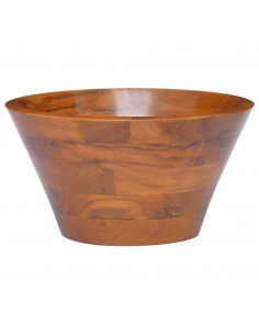 Lavabo in Legno Massello di Teak Φ40x20 cm 2