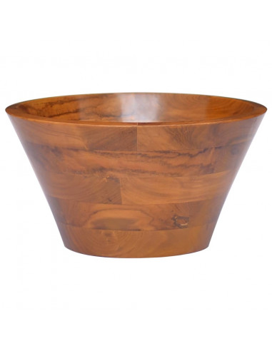 Lavabo in Legno Massello di Teak Φ40x20 cm