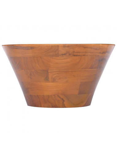 Lavabo in Legno Massello di Teak Φ40x20 cm