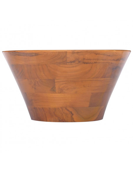 Lavabo in Legno Massello di Teak Φ40x20 cm