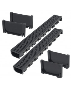 Canalette di Drenaggio in Plastica 2 m 2