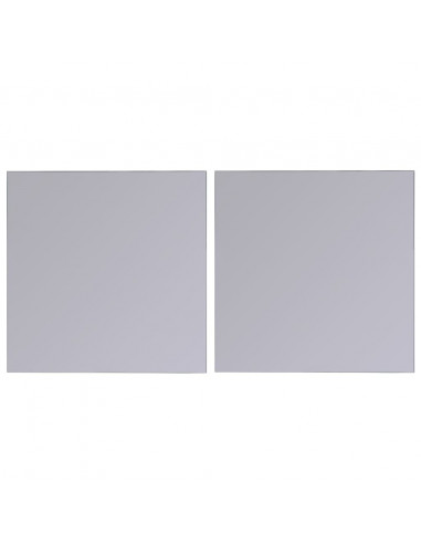 Piastrelle in Vetro a Specchio senza Cornice 16 pz 20,5 cm