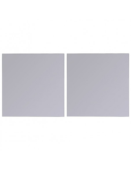 Piastrelle in Vetro a Specchio senza Cornice 16 pz 20,5 cm