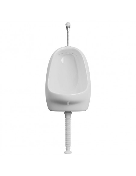Orinatoio Sospeso con Sciacquone in Ceramica Bianco