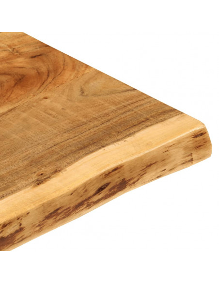 Piano per Lavabo Bagno in Massello di Acacia 114x52x4 cm