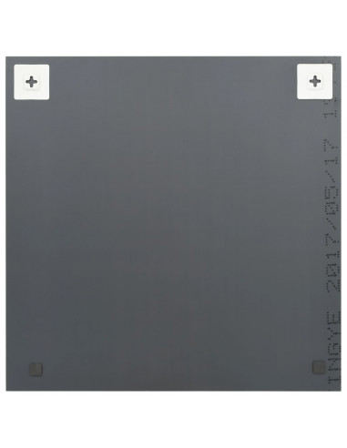 Specchi da Parete 2 pz 50x50 cm Quadrati in Vetro