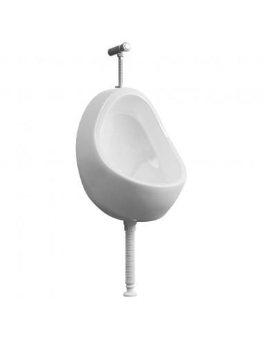 Orinatoio Sospeso con Sciacquone in Ceramica Bianco