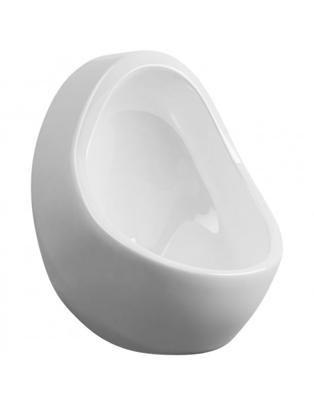 Orinatoio Sospeso con Sciacquone in Ceramica Bianco