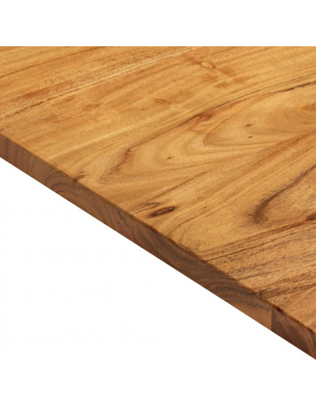 Piano per Vanità Bagno in Massello di Acacia 140x52x2,5 cm