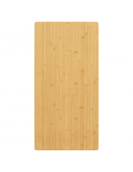 Piano del Tavolo 50x100x4 cm in Bambù