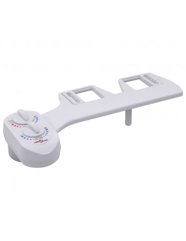 Bidet Accessorio per WC Acqua Calda e Fredda a Ugello Singolo