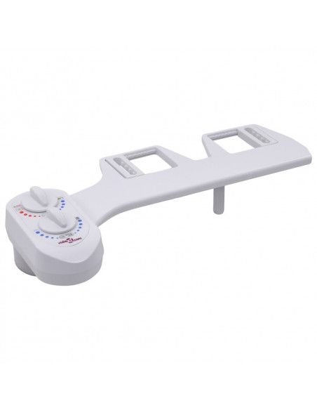 Bidet Accessorio per WC Acqua Calda e Fredda a Ugello Singolo