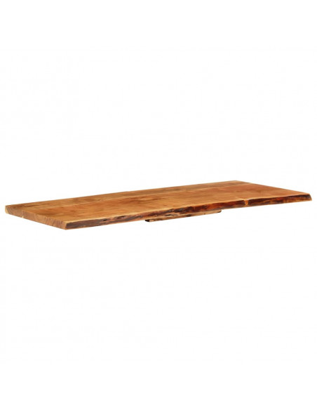 Piano per Vanità Bagno in Massello di Acacia 140x52x3,8 cm