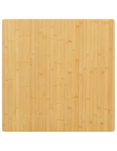 Piano del Tavolo 80x80x2,5 cm in Bambù