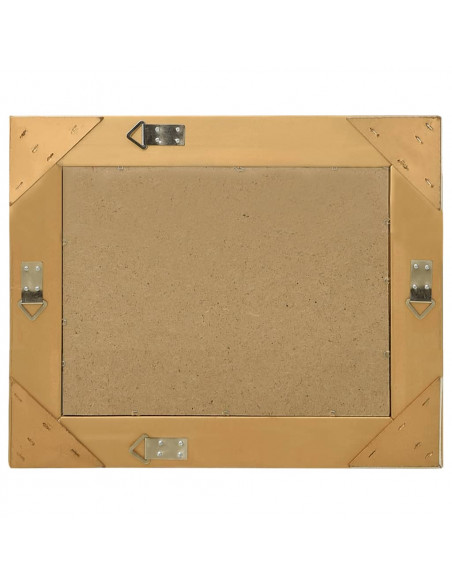 Specchio da Parete Stile Barocco 50x40 cm Oro