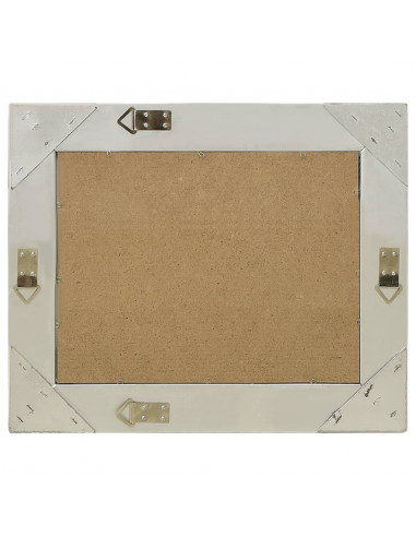 Specchio da Parete Stile Barocco 50x40 cm Argento