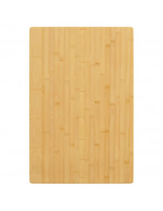 Piano del Tavolo 60x100x2,5 cm in Bambù 2