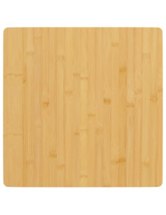 Piano del Tavolo 60x60x4 cm in Bambù 2