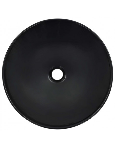 Lavandino 41x12,5 cm in Ceramica Nero