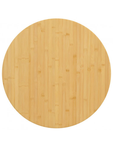 Piano del Tavolo Ø70x4 cm in Bambù